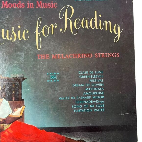 VINTAGE - THE MELACHRINO STRINGS MUSIC FOR READING‎ 12” VINYL RECORD - Picture 3 of 5
